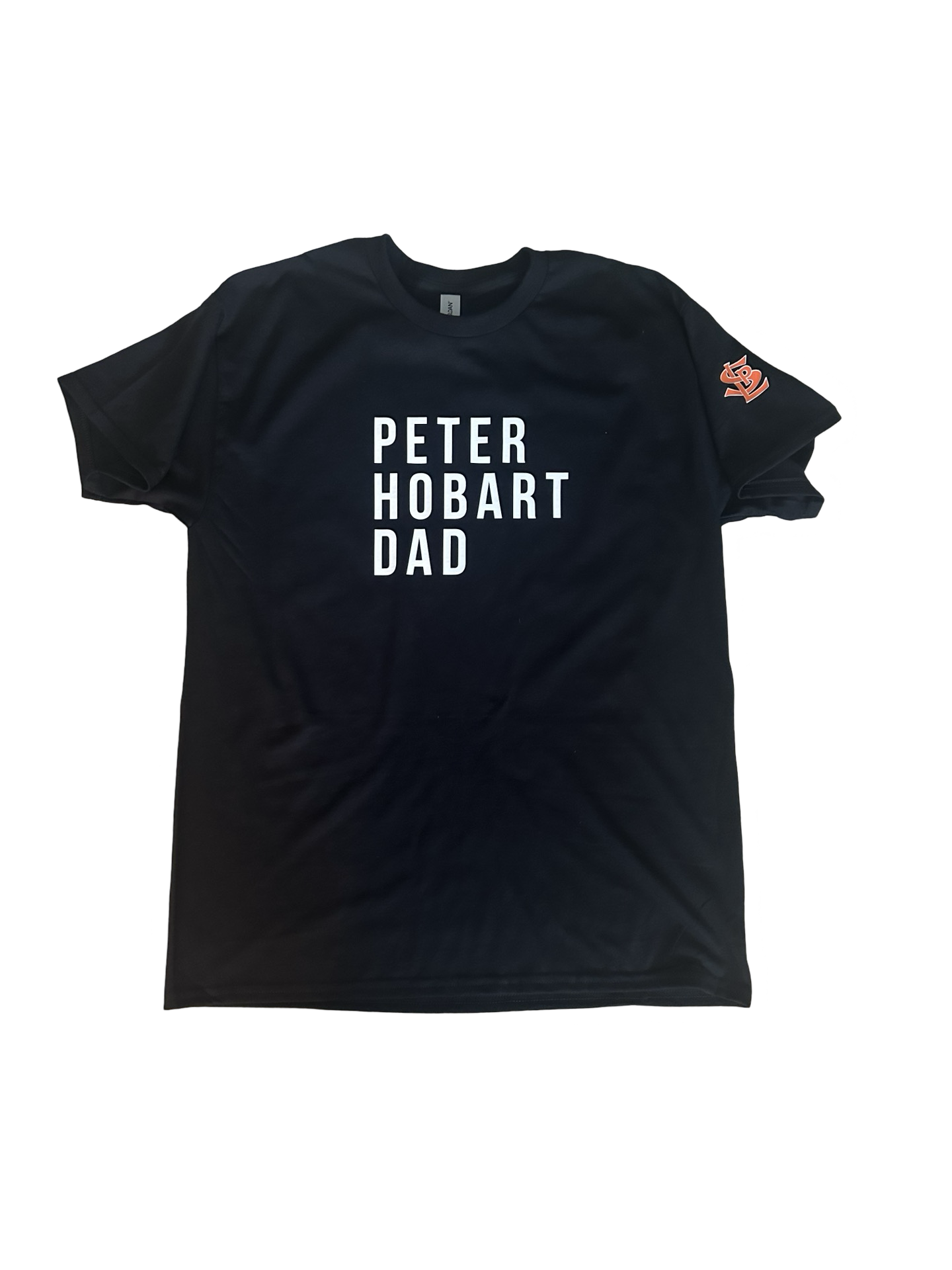 Peter Hobart DAD Black or Orange Adult Unisex Tshirt
