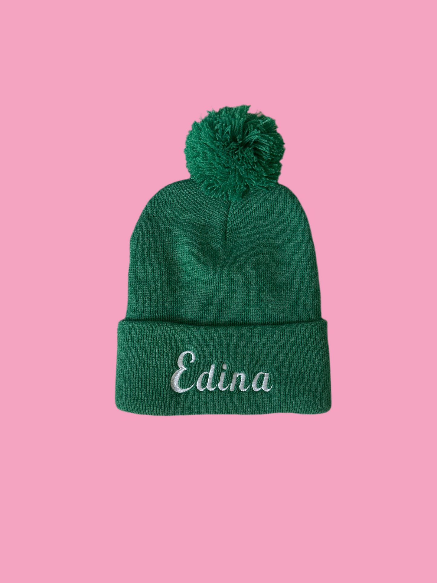 Edina Script Pom Hat