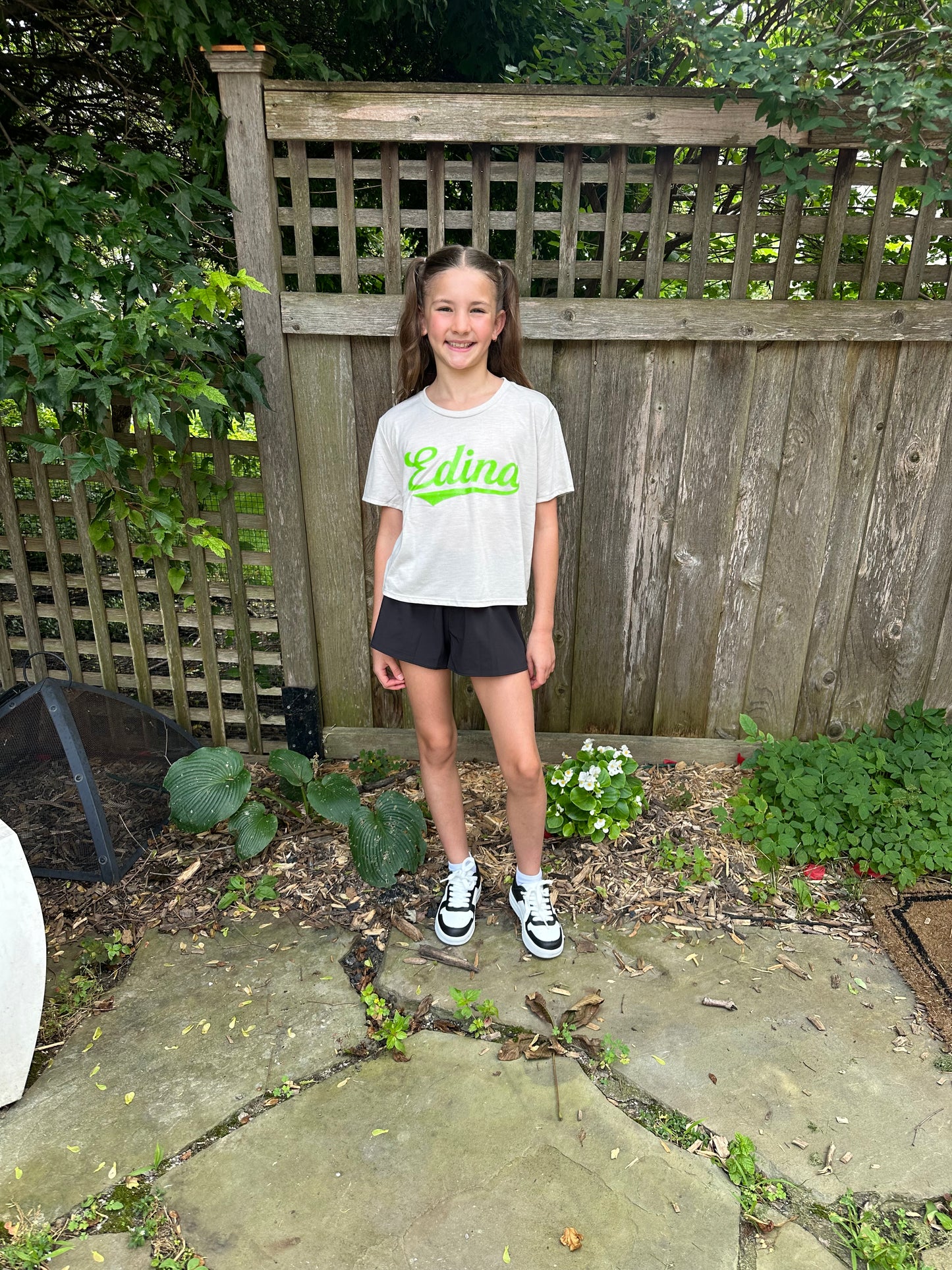 Bella Crop T Green Edina Swish