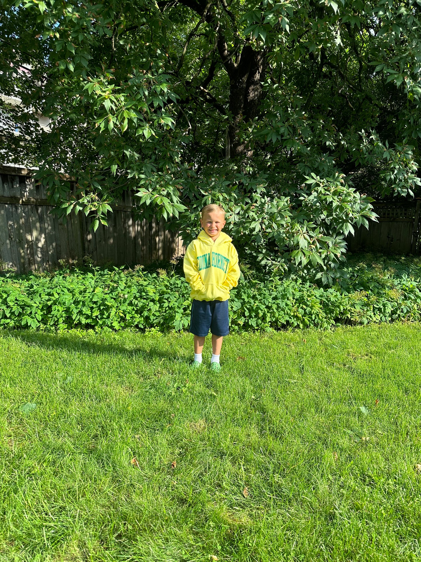 Youth Yellow Hoody Edina Hornets