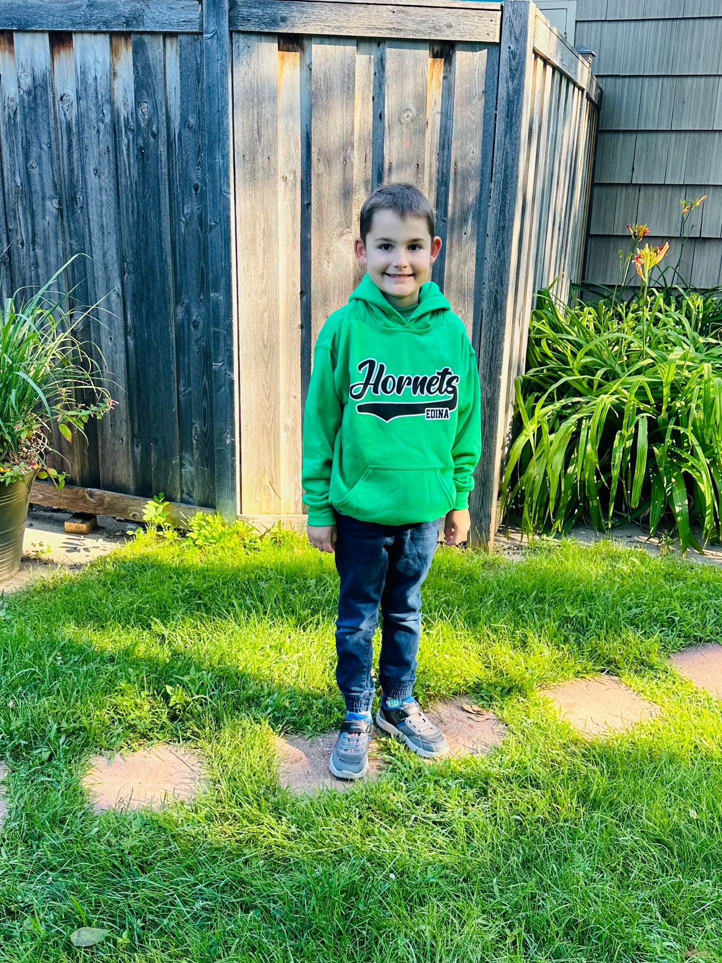 Hornets Youth Kelly Green Hoody