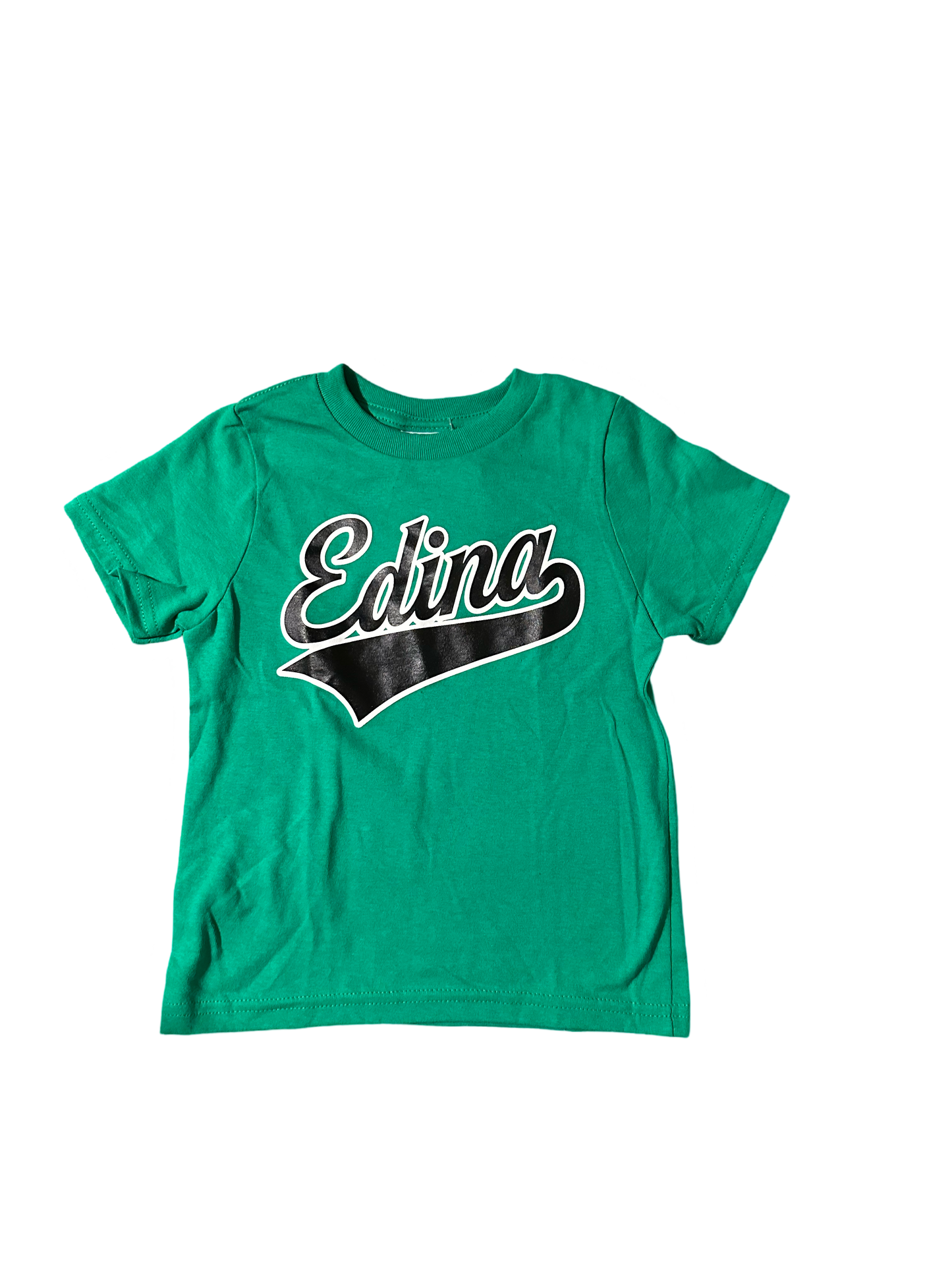 Littles + Youth Edina Green T