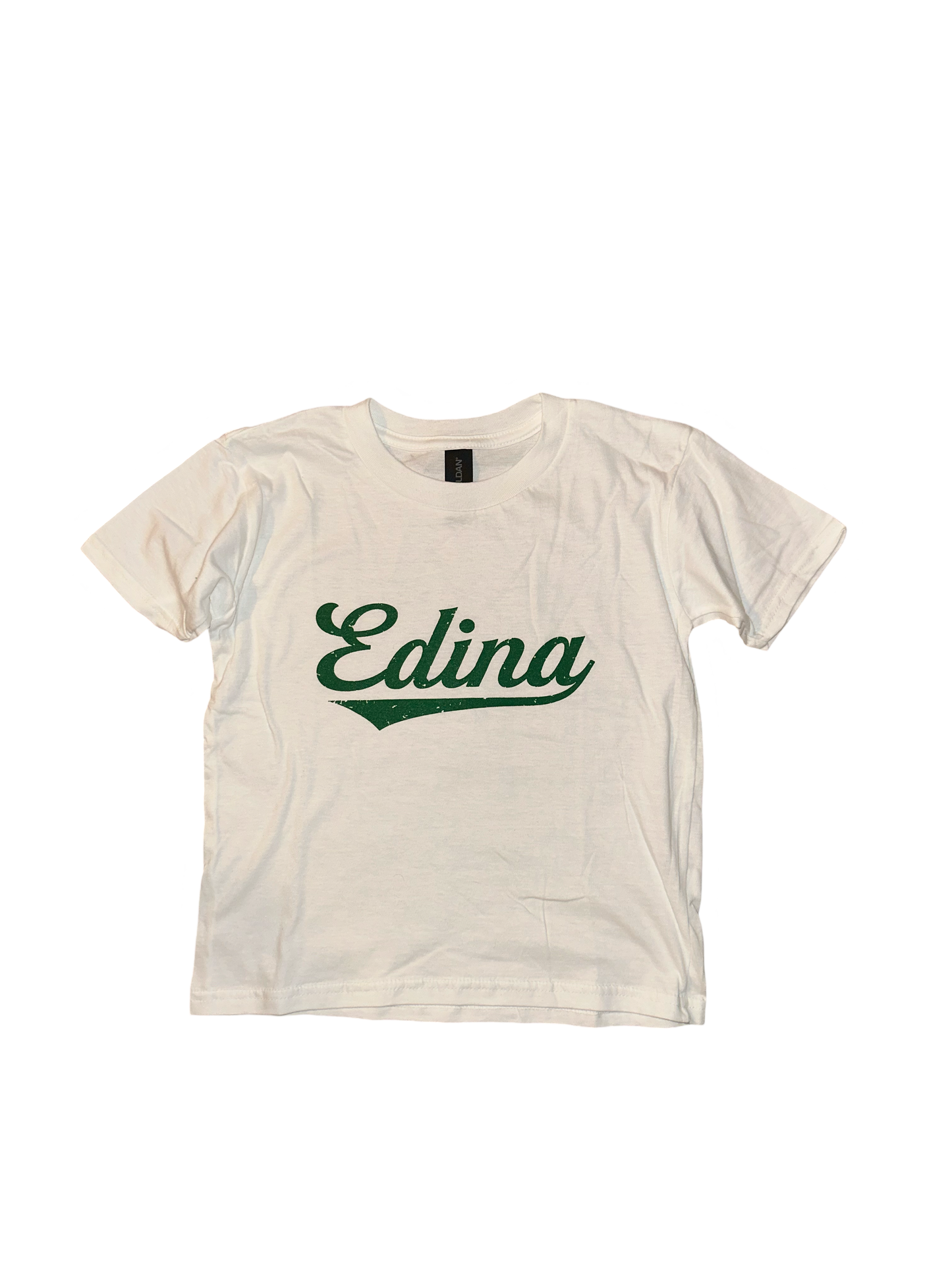 Youth Edina Script White T