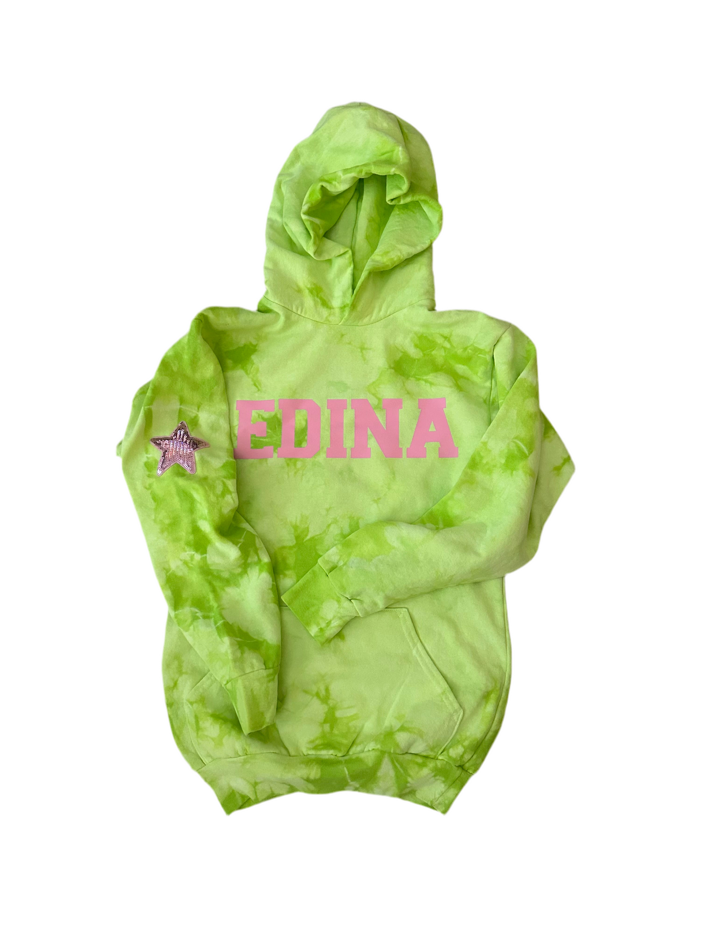 Fun Tie Dye Longer Hoody Youth 1-Medium