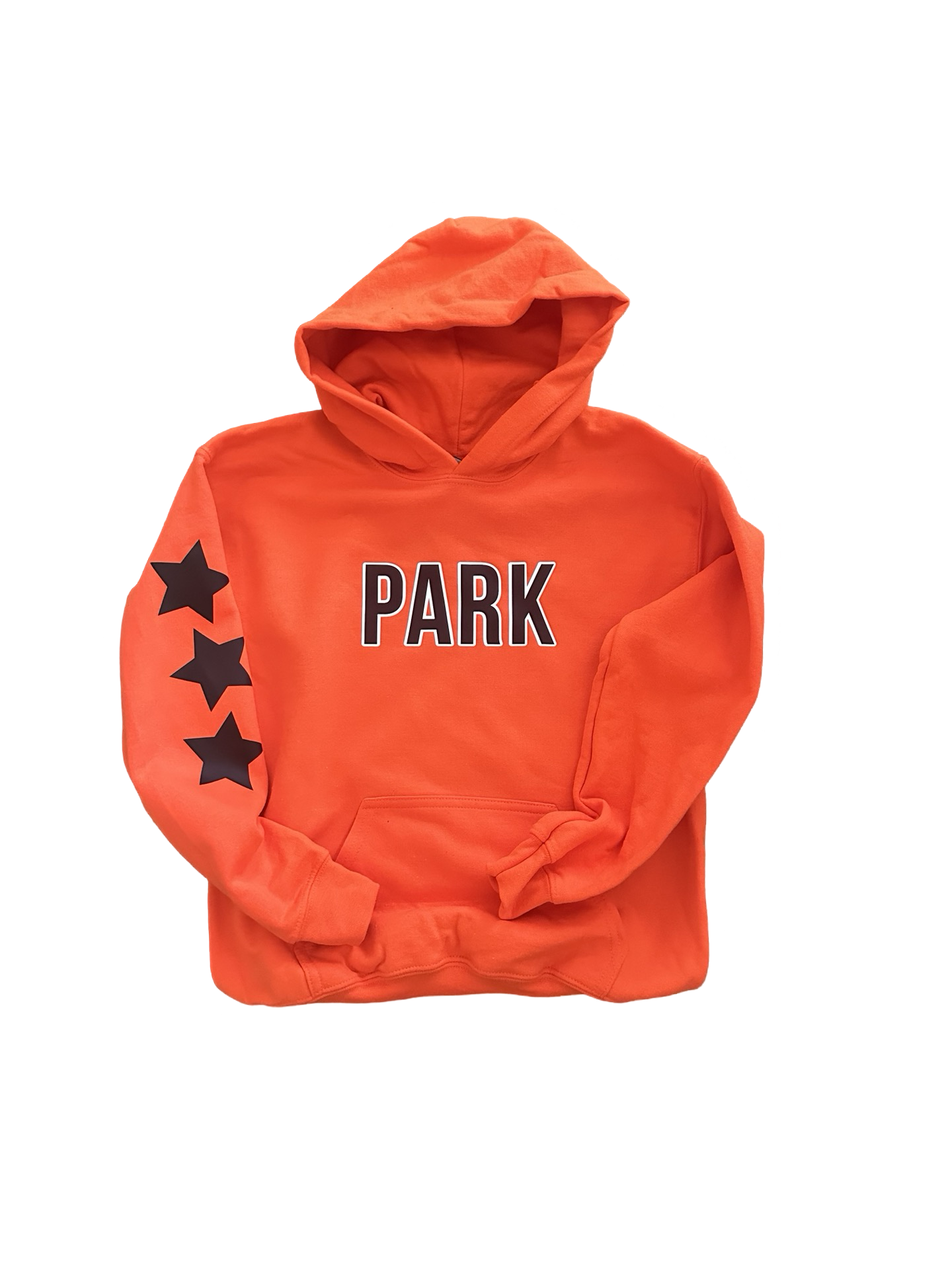PARK With or Without Stars Youth + Adult Orange or Black Hoody