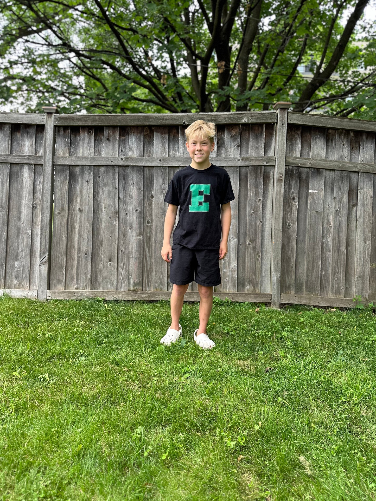 Big Green E Cotton SS T Youth + Adult