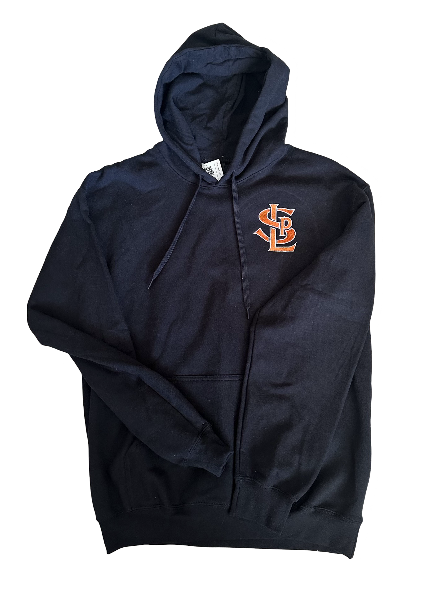 Embroidered SLP Logo Adult Black Hoody