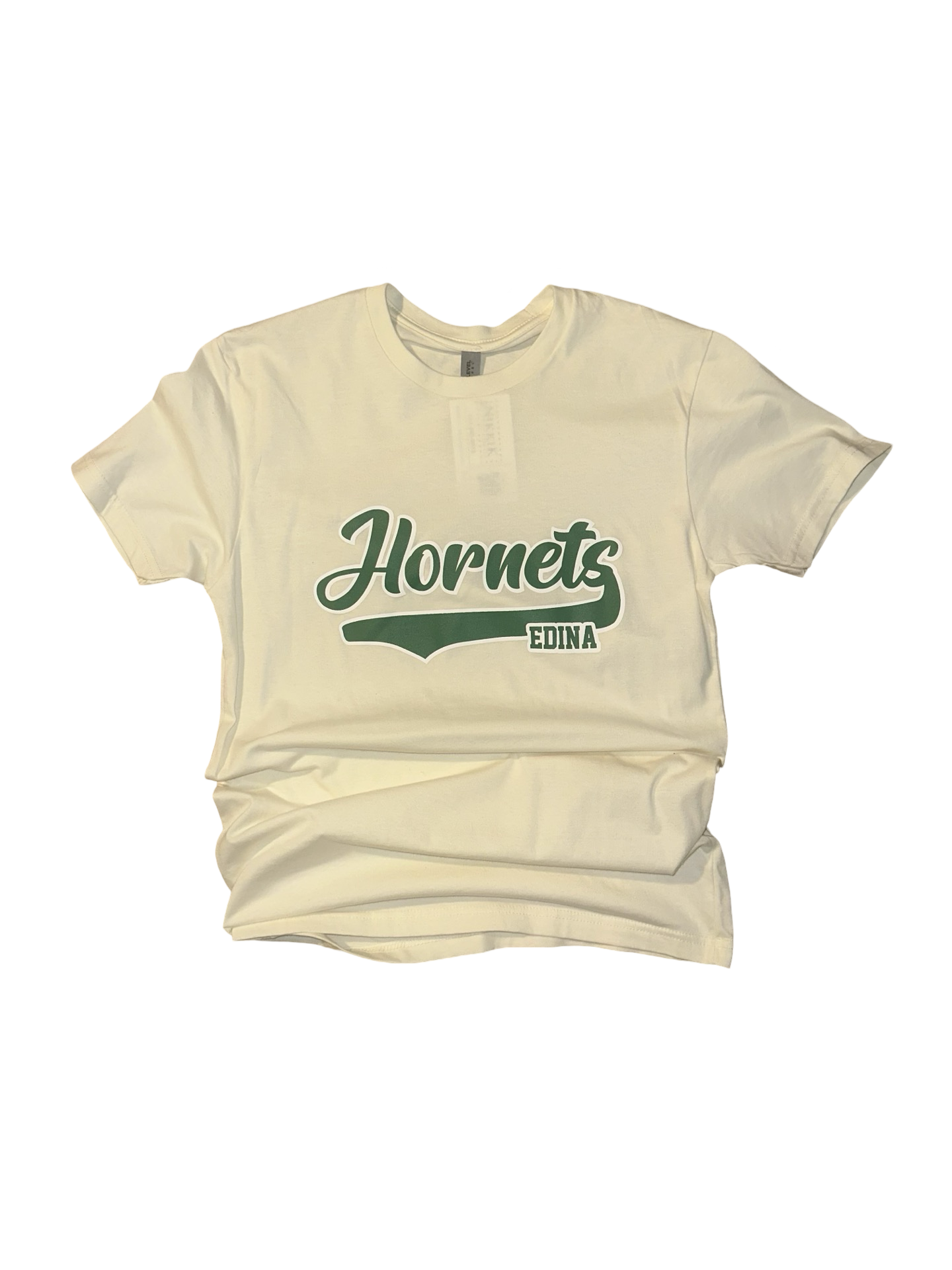 Adult XS & S Cream T Green Edina