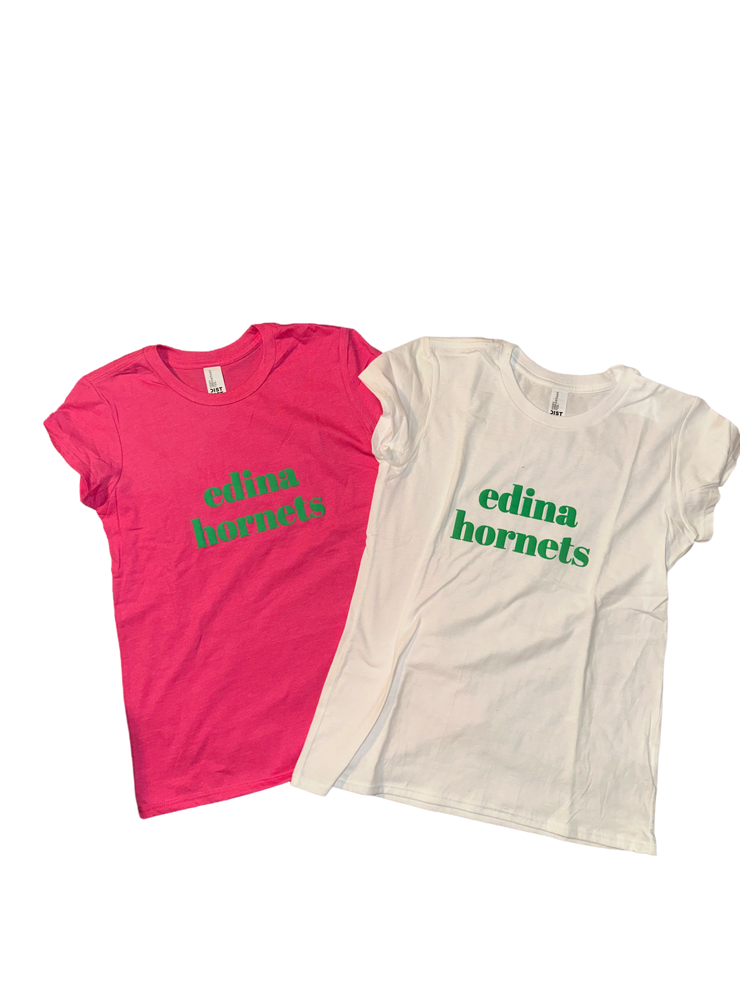Puffy Green Edina Pink or White Girls Cut T