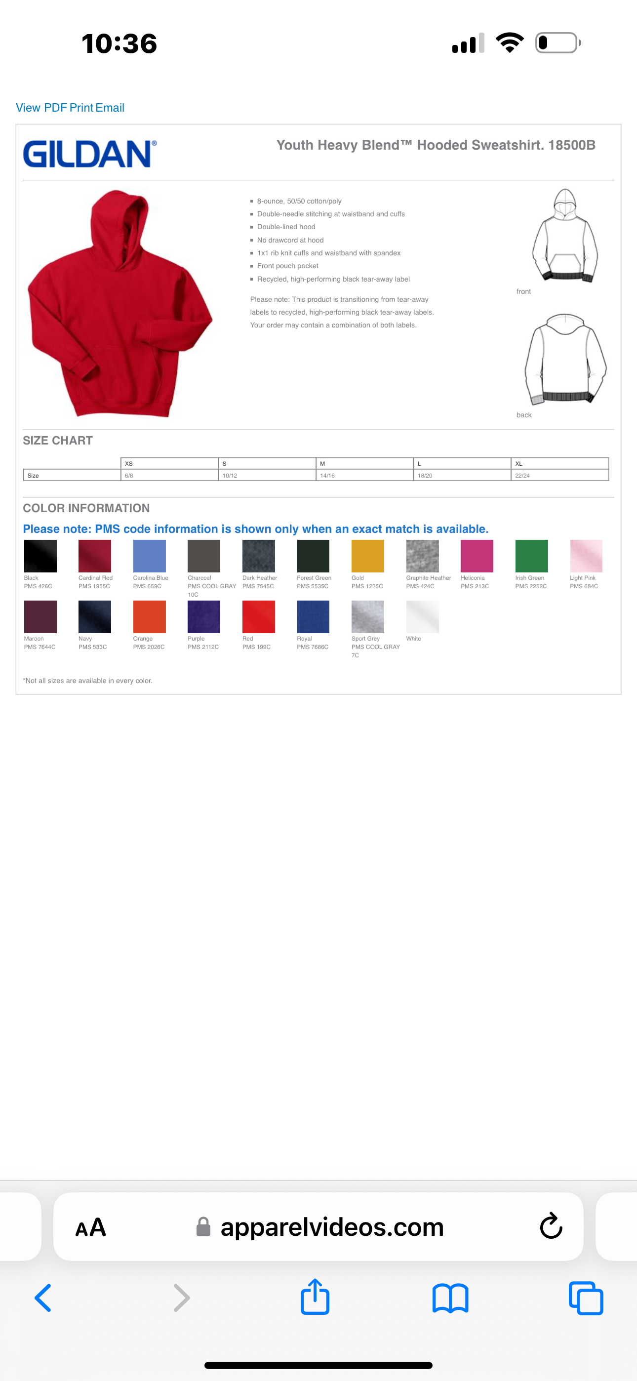 Peter Hobart Pride Black or Orange Youth Hoody