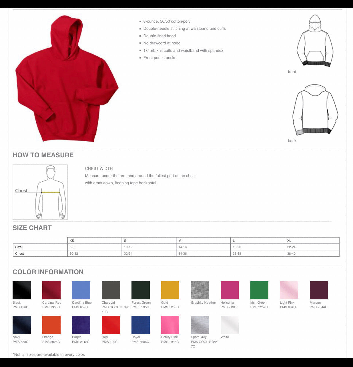 Youth light pink hoody - metallic EDINA HORNETS w glittery gold star