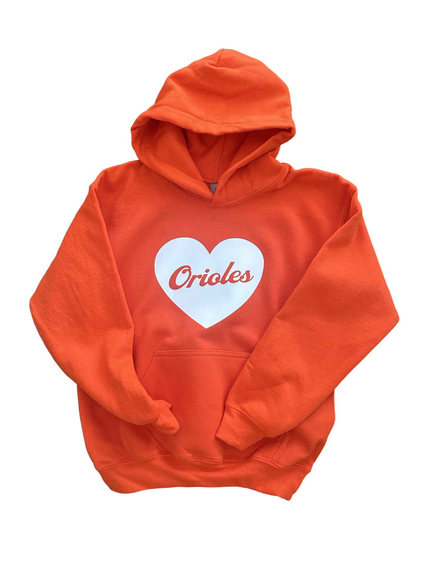Orioles Heart Youth + Adult Hoody