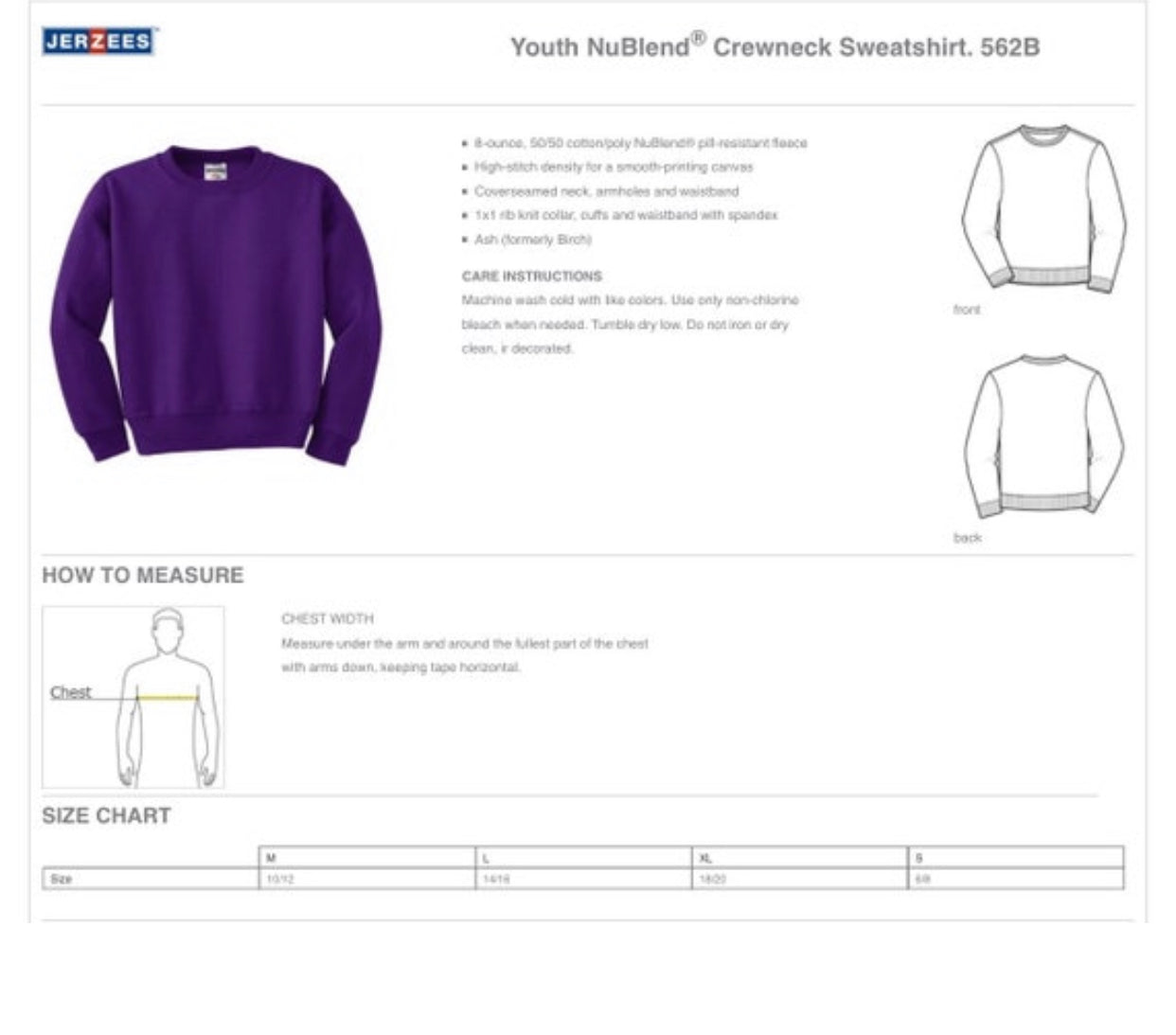 HD Crewneck Sweatshirt Adult + Youth