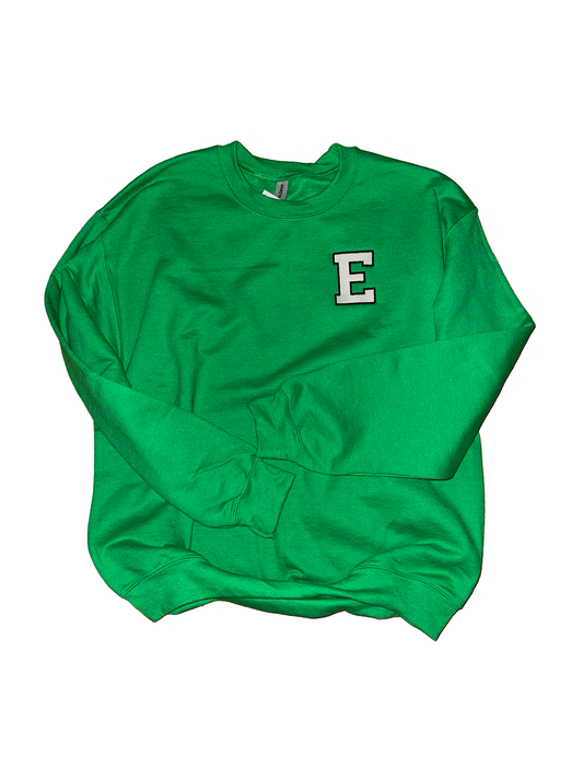 Classic Embroidered E Adult Crewneck