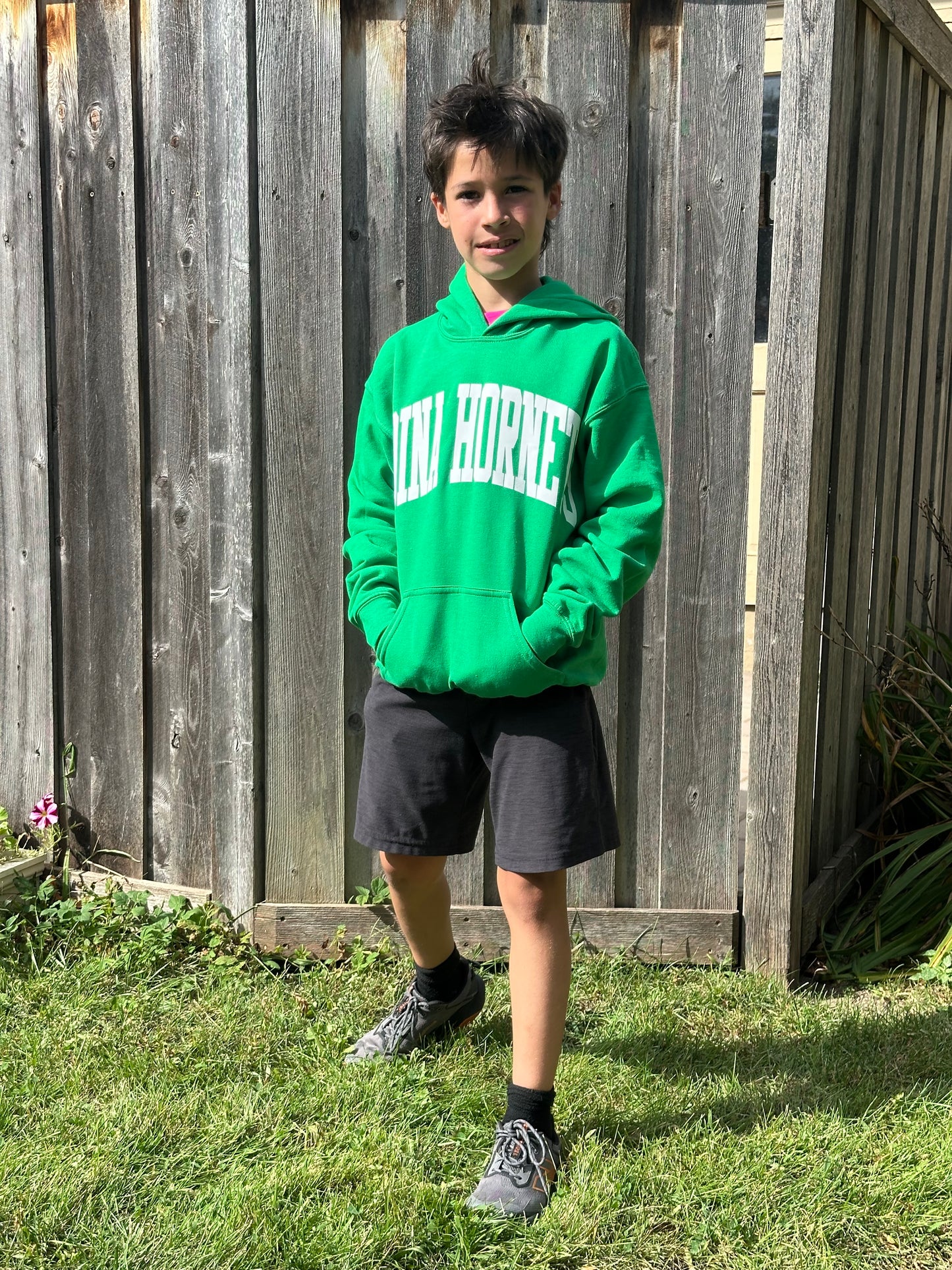 EDINA HORNETS Green or Grey Youth + Adult Hoody