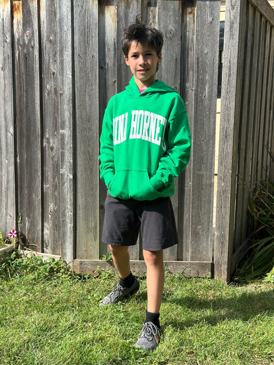 EDINA HORNETS Green or Grey Youth + Adult Hoody