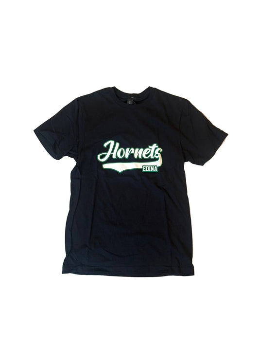 Adult Black T Hornets 1-XS 2-S 1-XL
