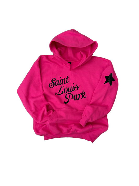 Saint Louis Park Script Youth V-neck  Gildan Hoody