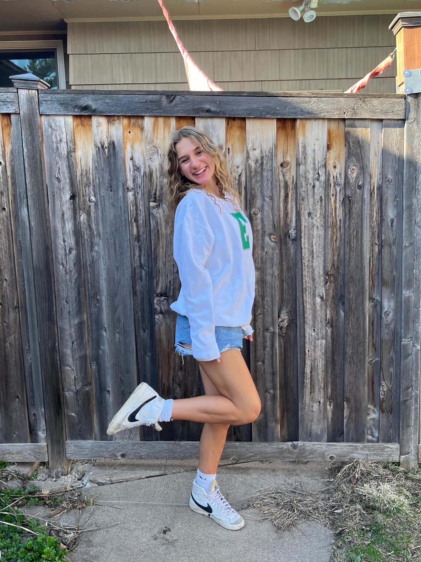 Big E Grey Crewneck Youth + Adult