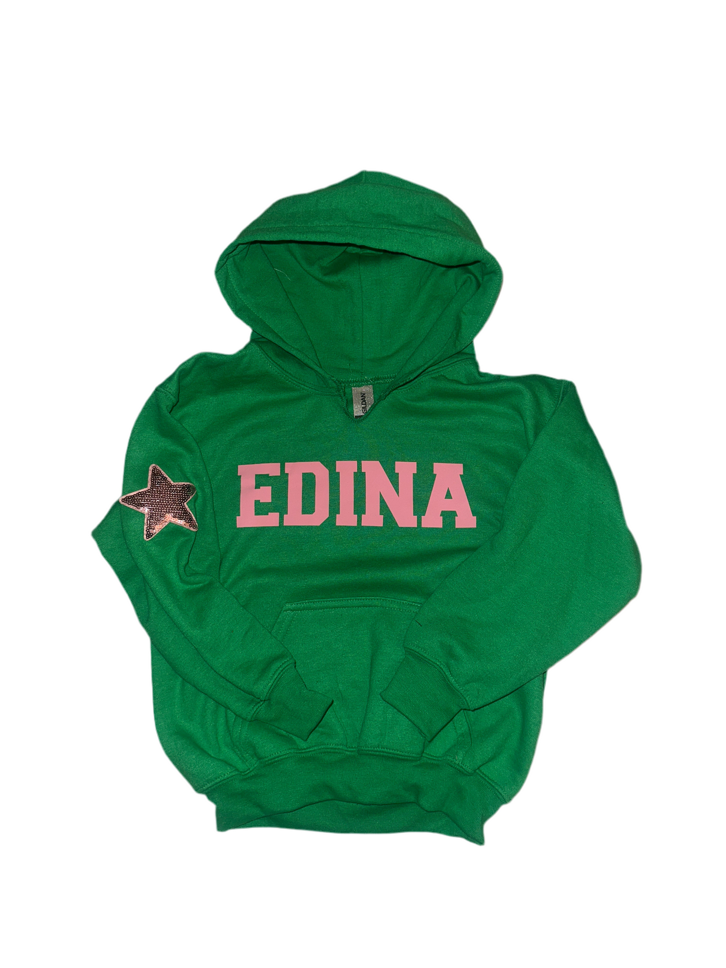 Youth VNeck Hoody Pink Edina + Star