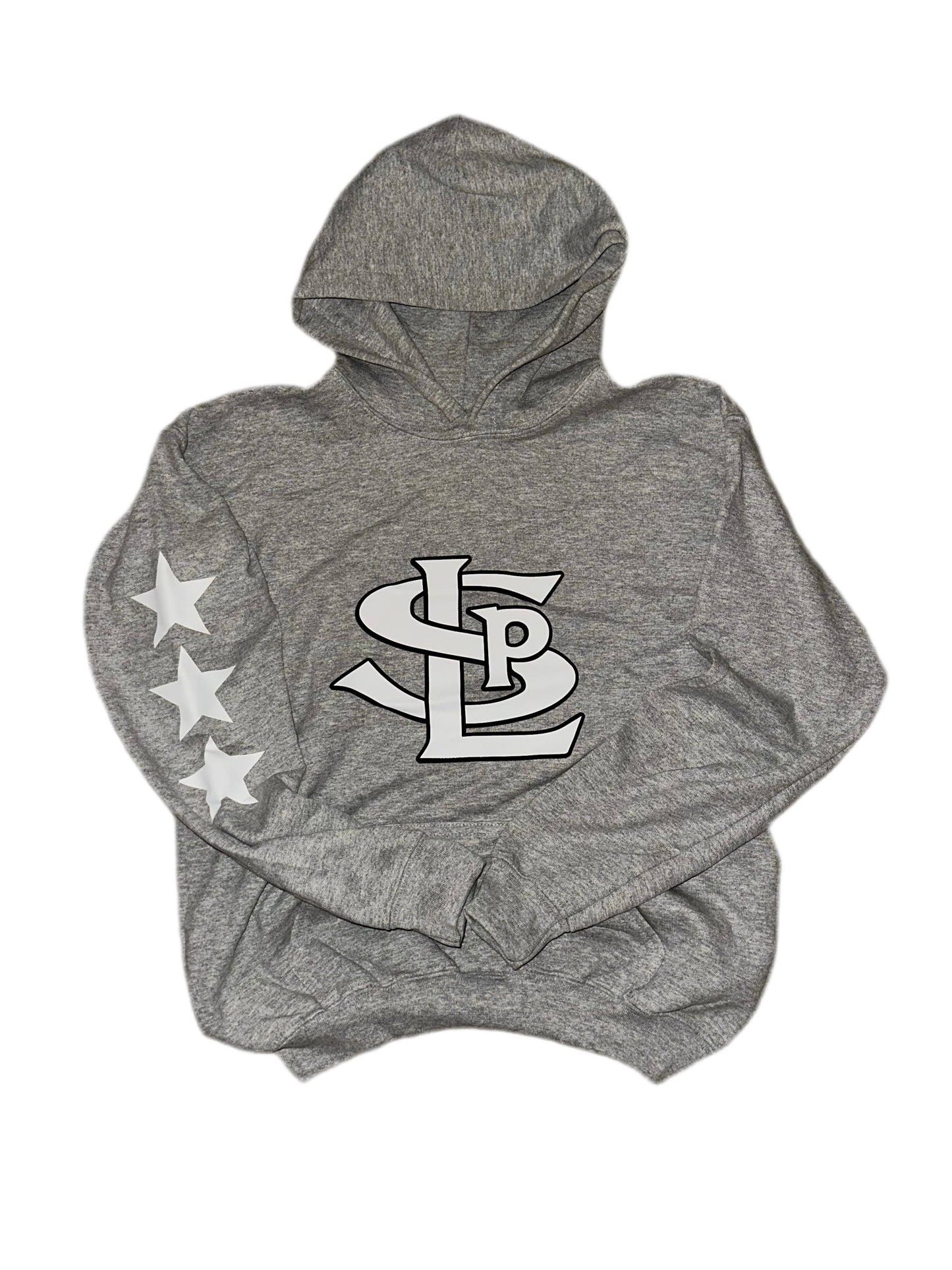 Big SLP Logo Youth + Adult Gildan Hoody Stars on sleeve