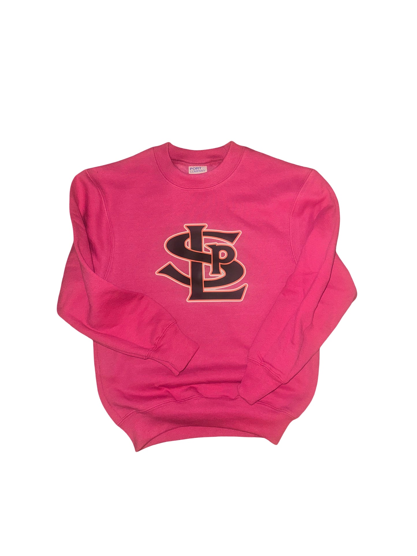 SLP logo Youth Crewneck Pink, Black or Gray