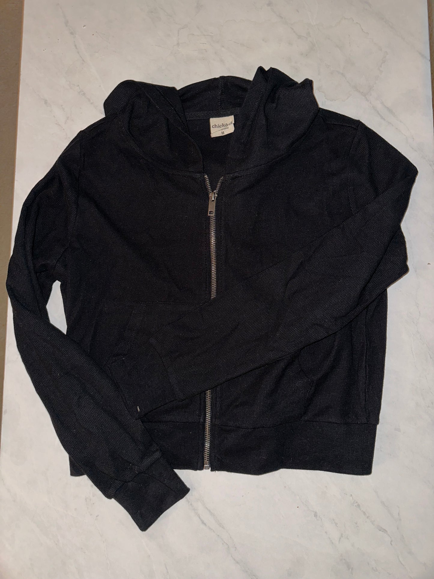 1 - M Women’s Full Zip Cropped Hoody