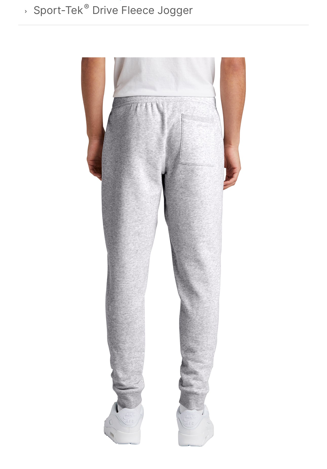 Grey Sport tek Jogger Edina Adult/Teen