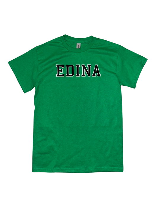 Black & White Edina Green SS T Adult