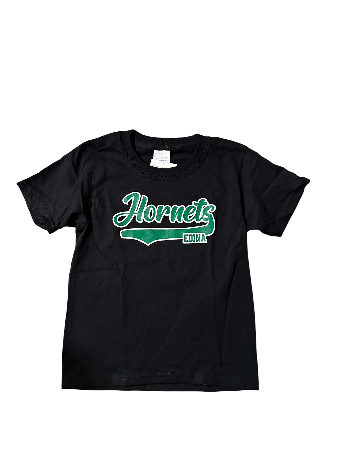 Littles + Youth Hornets Black T