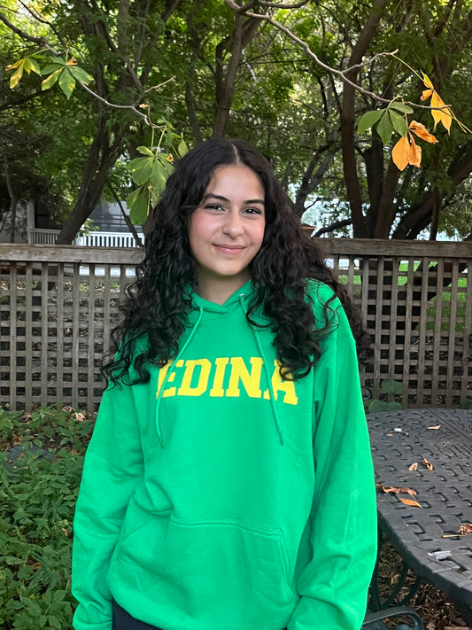 Yellow Edina Green Hoody Youth + Adult