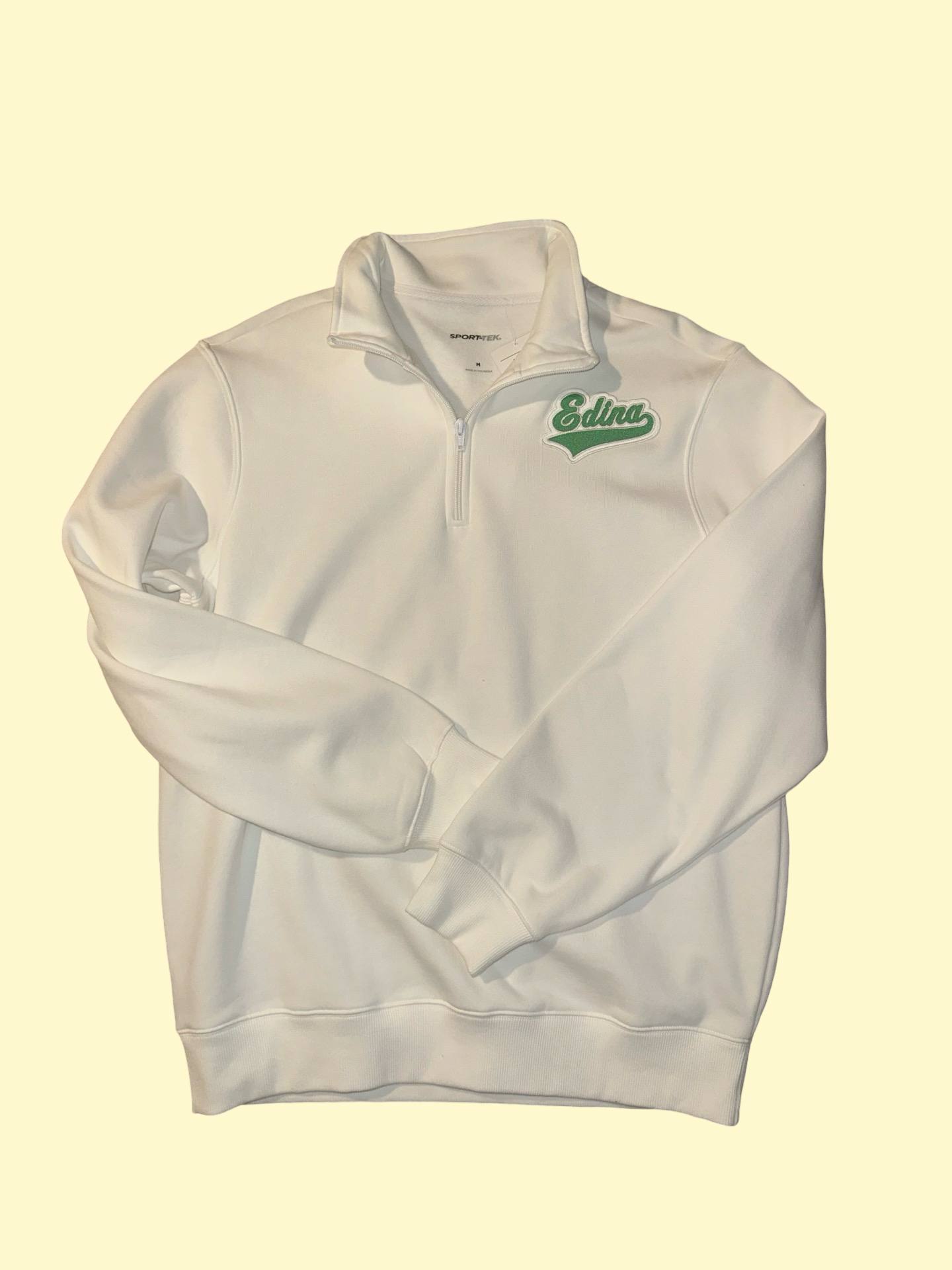 Adult M 3/4 Zip Edina Patch