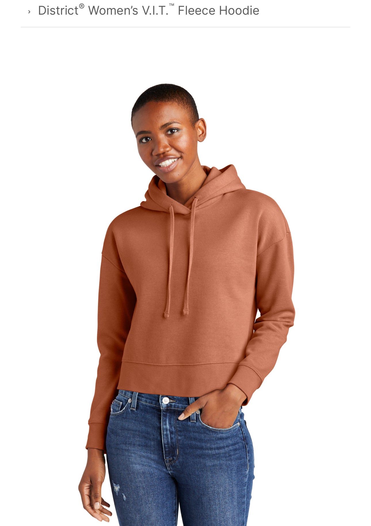 Thicker Crop Hoody Bold SLP