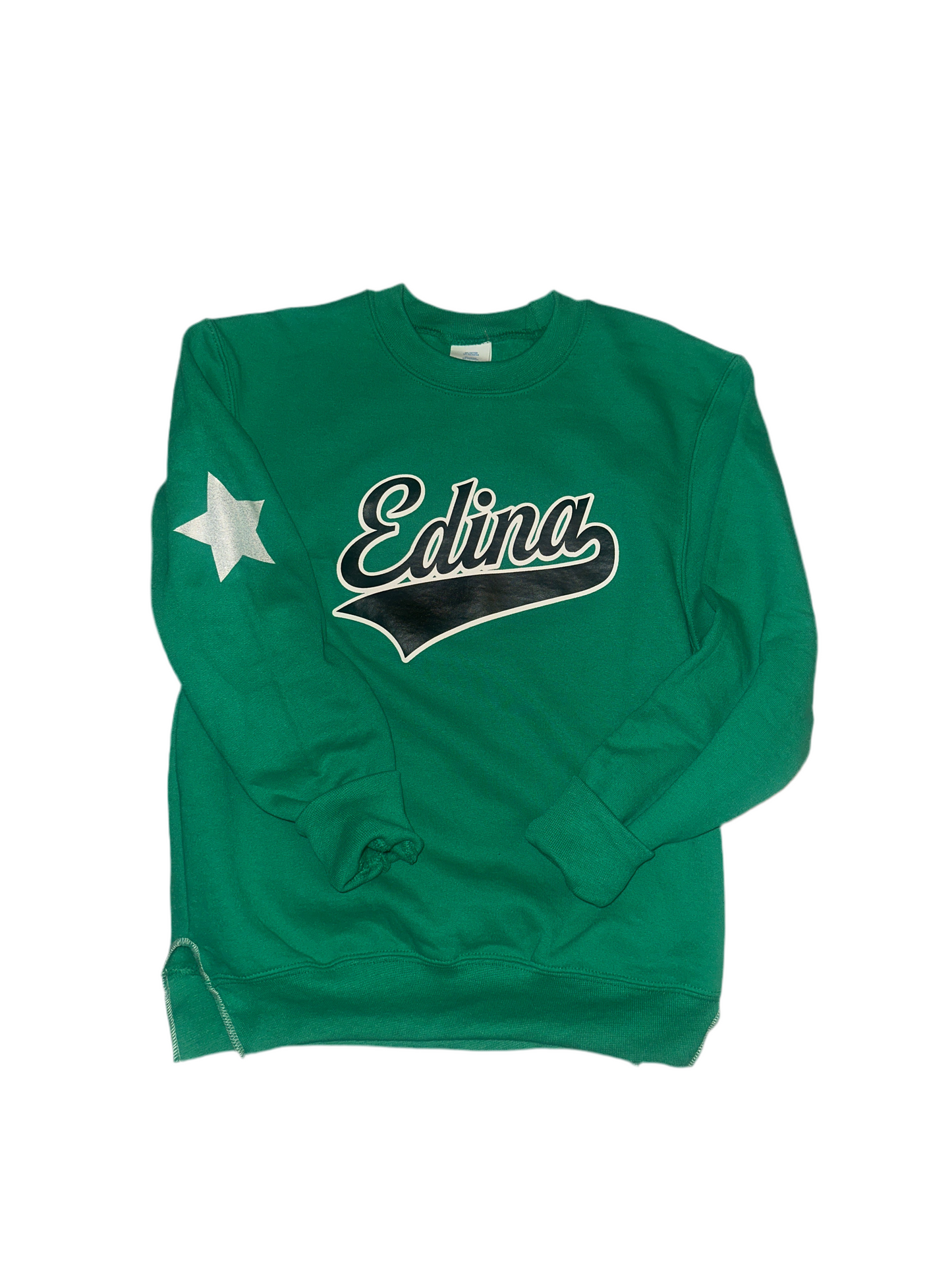 Youth Crewneck Fun Slits on side  Star XS, S & M