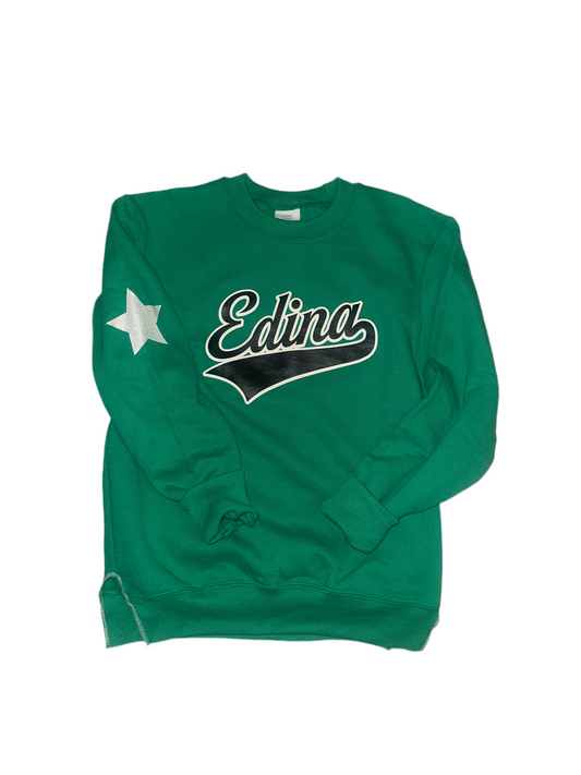 Youth Crewneck Fun Slits on side  Star XS, S & M