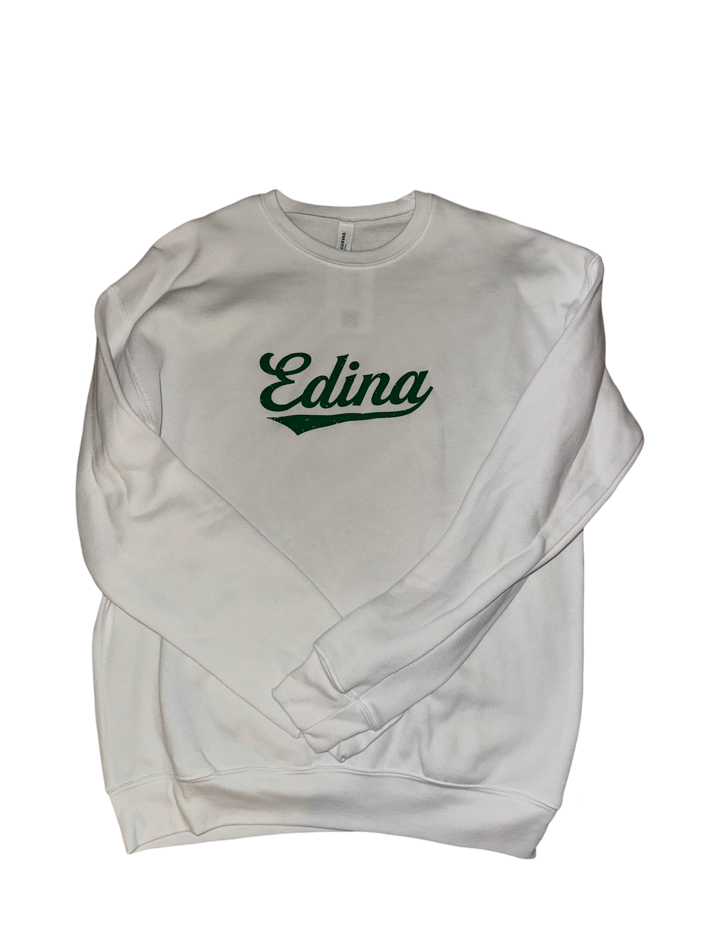 White Crewneck Sweatshirt Adult S
