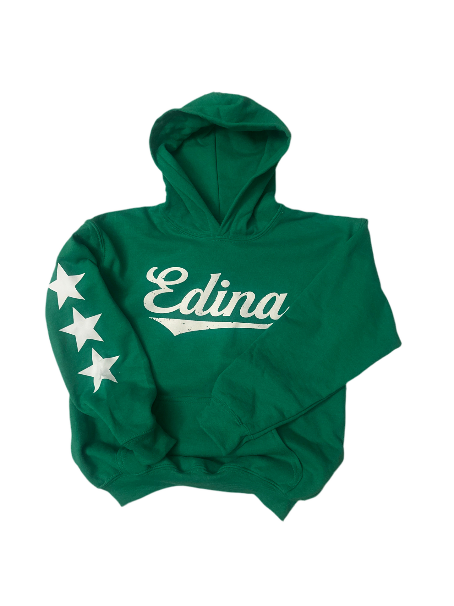 Youth Edina Script Hoody Stars on sleeve XS, S & M