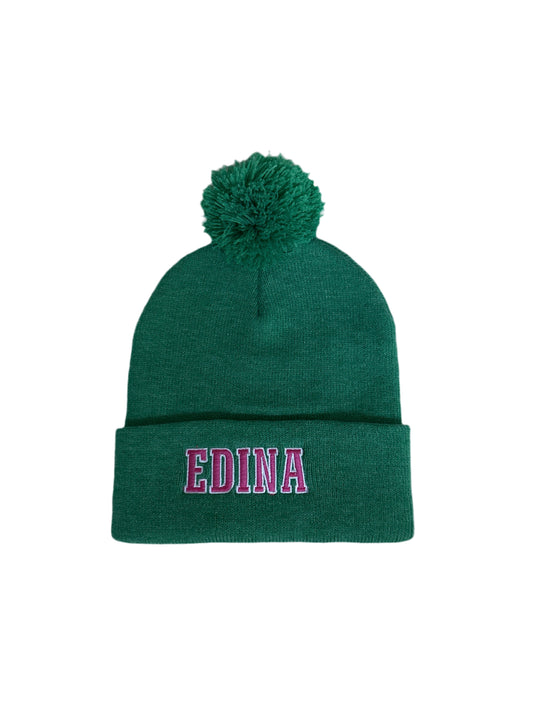 Pink Edina  Pom Hat
