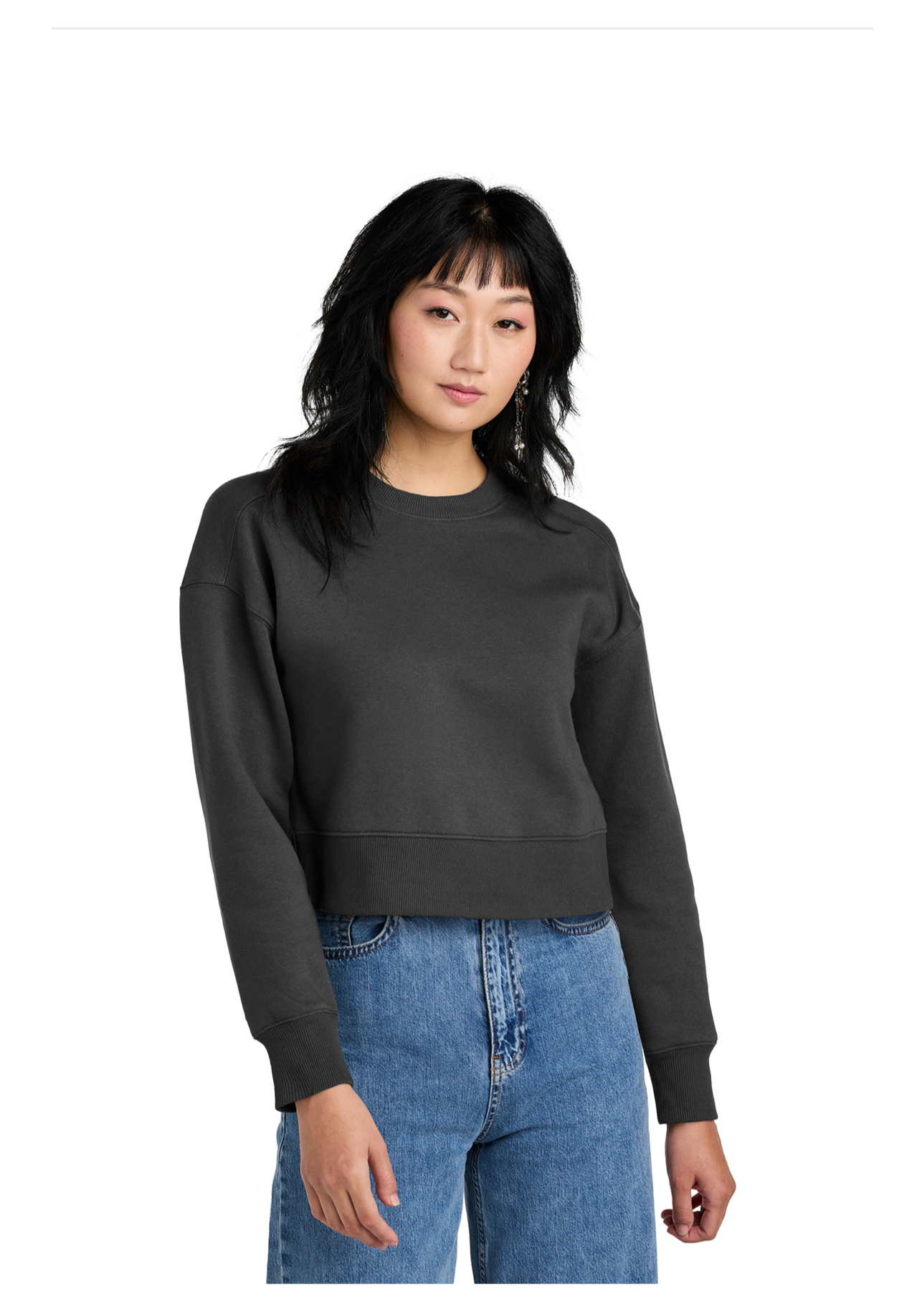 Short Crop District Sweatshirt