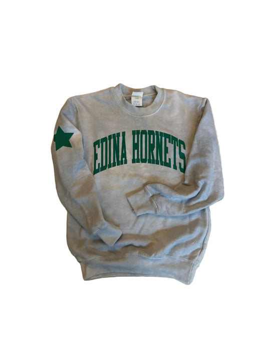 Youth Crewneck Edina Hornets Star 1-S 1-M