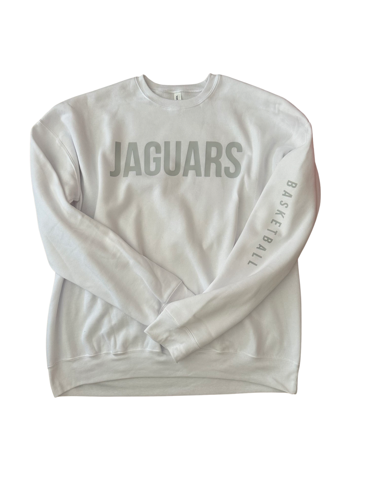 Jaguars Basketball Bella Adult Crewneck Sweatshirt