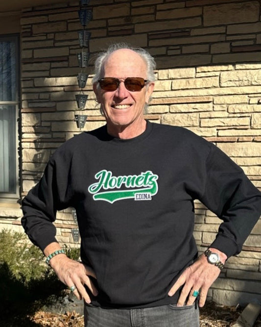 Hornets Appliqué Adult Crewneck 1-Small