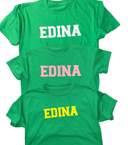 Glittery White, Pink or Yellow Edina - T Youth + Adult
