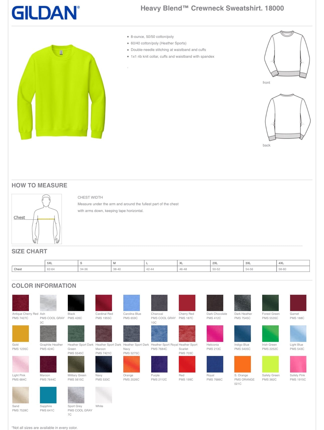Big E Green Crewneck Youth + Adult