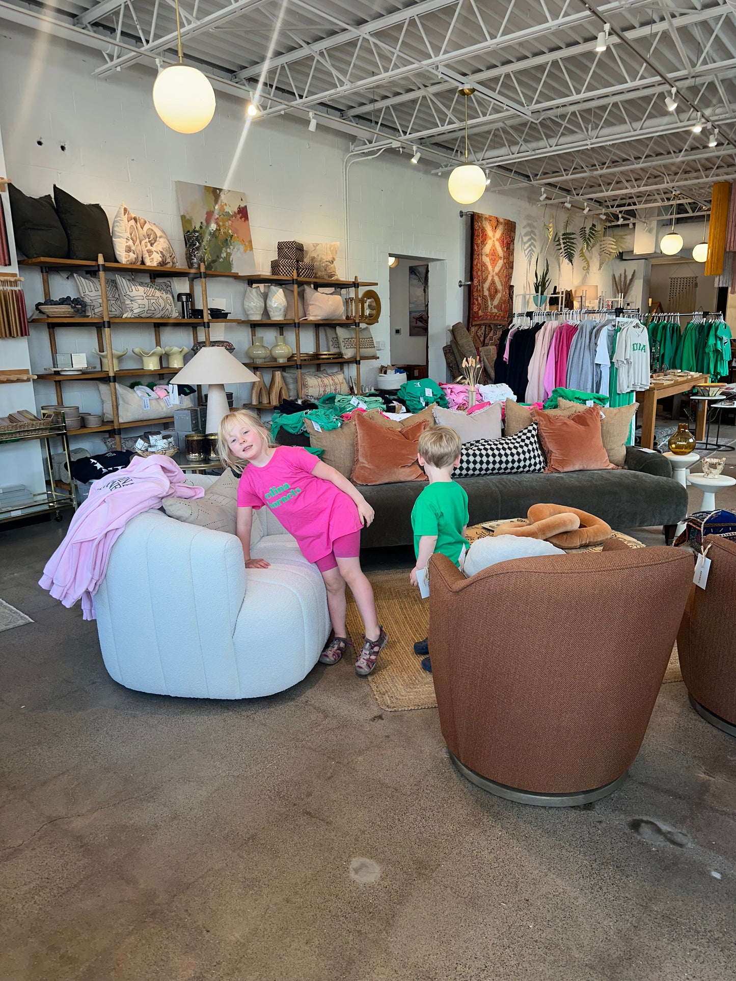 Puffy Green Edina Pink or White Girls Cut T
