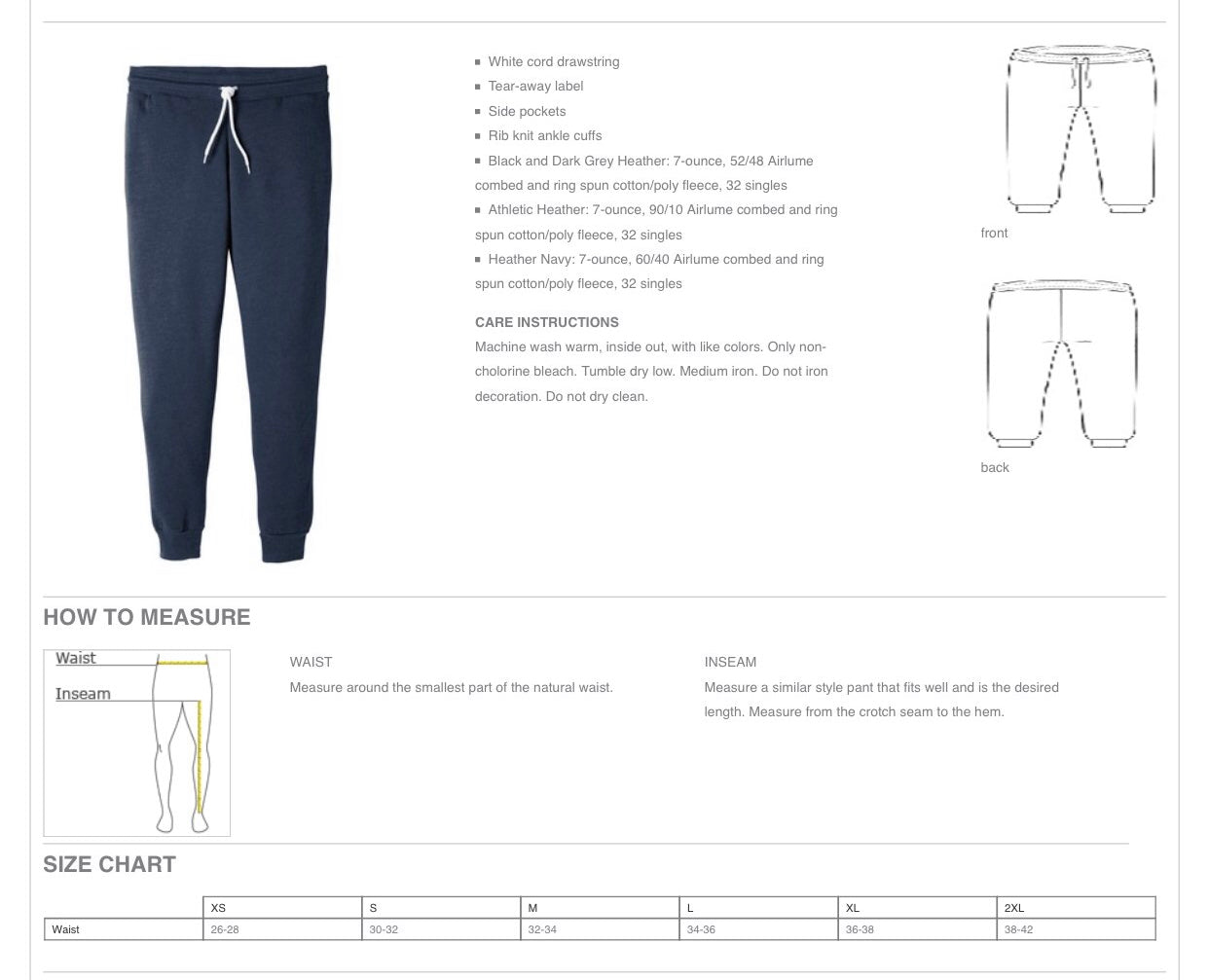 HD Adult Sweatpants